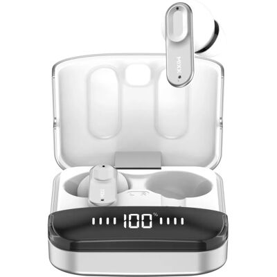 Mixx Audio Écouteurs sans fil StreamBuds Ultra Mini Blanc Argent - Écouteurs - Publicité Mixx Audio Écouteurs sans fil StreamBuds Ultra Mini Blanc Argent - Écouteurs - Publicité