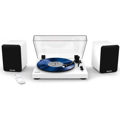 MIXX Vinylspelare - Vit - Inkluderar högtalarsystem MIXX Vinylspelare - Vit - Inkluderar högtalarsystem