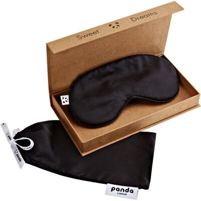 Panda London - Panda 100% Bamboo Eye Mask - Black - Eye Mask Panda London - Panda 100% Bamboo Eye Mask - Black - Eye Mask