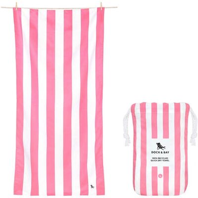 Dock & Bay Pink Schnell Trocknende Strandtuch - Strandtuch Dock & Bay Pink Schnell Trocknende Strandtuch - Strandtuch