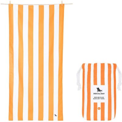 Dock & Bay Orange Schnelltrocknendes Strandtuch - Strandtuch Dock & Bay Orange Schnelltrocknendes Strandtuch - Strandtuch