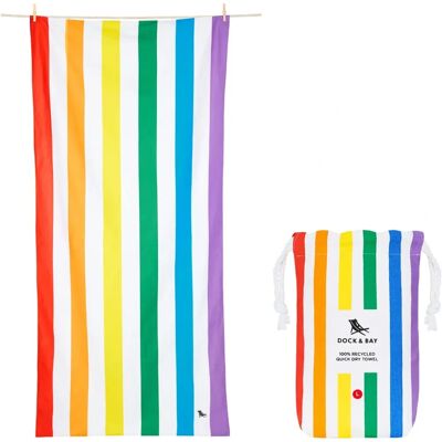 Dock & Bay Regenbogen Himmel XL Strandtuch - Sommer Dock & Bay Regenbogen Himmel XL Strandtuch - Sommer
