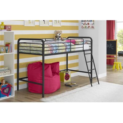 Dorel Home Midsleeper Black - Bunk Bed, Single 90x190 Dorel Home Midsleeper Black - Bunk Bed, Single 90x190
