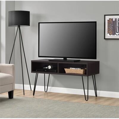 Dorel Home Owen Espresso TV Stand with Shelves Dorel Home Owen Espresso TV Stand with Shelves