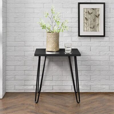 Dorel Home Owen Retro Beistelltisch - Endtisch - Schwarz - 50x56x50cm Dorel Home Owen Retro Beistelltisch - Endtisch - Schwarz - 50x56x50cm
