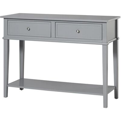 Dorel Home Gray Console Table with 2 Drawers - Console Table Dorel Home Gray Console Table with 2 Drawers - Console Table