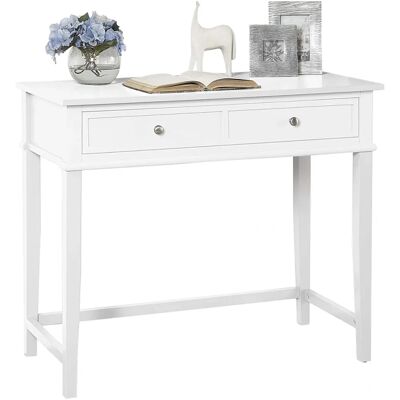 Dorel Home Franklin White MDF Writing Desk - Furniture Dorel Home Franklin White MDF Writing Desk - Furniture