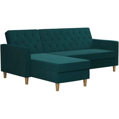 COSMOLIVING BY COSMOPOLITAN Liberty L-Form Velourssofa - Sofa COSMOLIVING BY COSMOPOLITAN Liberty L-Form Velourssofa - Sofa