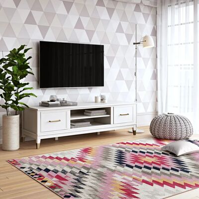 COSMOLIVING BY COSMOPOLITAN Westerleigh Hvid Lowboard - Lowboard COSMOLIVING BY COSMOPOLITAN Westerleigh Hvid Lowboard - Lowboard