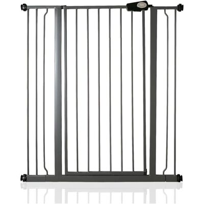 Safetots - Extra Tall Pressure Fit Gate - Slate Grey Safetots - Extra Tall Pressure Fit Gate - Slate Grey