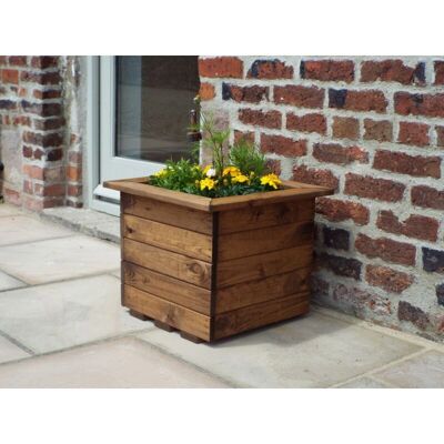 Charles Taylor - Cube Planter - Wood - 47cm - Planter Charles Taylor - Cube Planter - Wood - 47cm - Planter