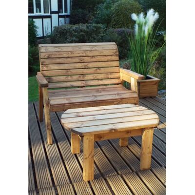 Charles Taylor - Deluxe Bench Set - Scandinavian Redwood Charles Taylor - Deluxe Bench Set - Scandinavian Redwood