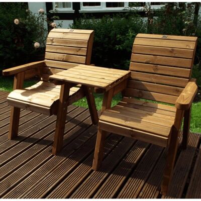 Charles Taylor Twin Companion Set - Detachable tray - Curved high-back - Outdoor seating Charles Taylor Twin Companion Set - Detachable tray - Curved high-back - Outdoor seating