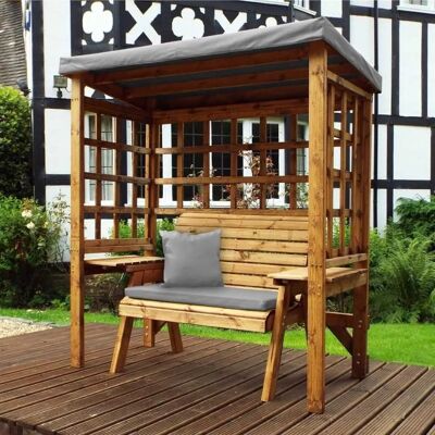 Charles Taylor Wentworth 2 Seat Garden Arbour - FSC Wood, Handmade UK Charles Taylor Wentworth 2 Seat Garden Arbour - FSC Wood, Handmade UK