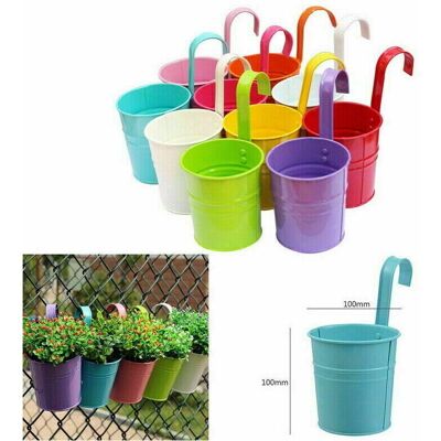 Trendi - 10p-10c - Iron - 10Col - Flower Pots Trendi - 10p-10c - Iron - 10Col - Flower Pots