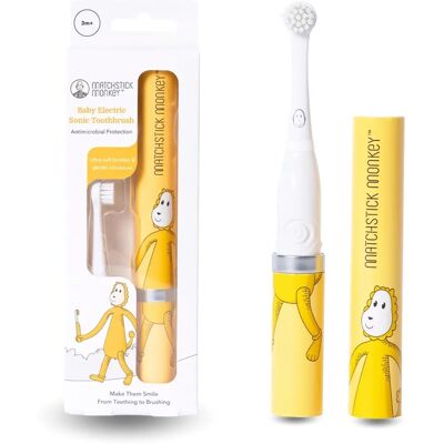 Matchstick Monkey - Electric Sonic Toothbrush - Suitable for children from 3 months Matchstick Monkey - Electric Sonic Toothbrush - Suitable for children from 3 months