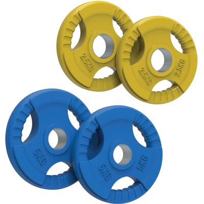 Body Revolution - Olympic - Tri-grip - Rubber - Weights Body Revolution - Olympic - Tri-grip - Rubber - Weights