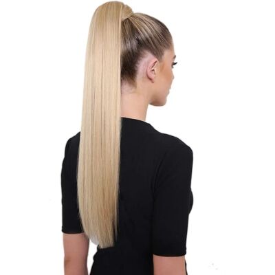 Lullabellz Grande 26" Natural Black Ponytail Extension - Wrap-around Lullabellz Grande 26" Natural Black Ponytail Extension - Wrap-around