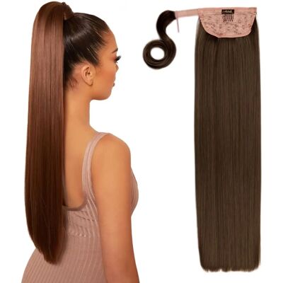 Lullabellz Grande 26" Straight Wrap Around Pony - Chestnut Lullabellz Grande 26" Straight Wrap Around Pony - Chestnut