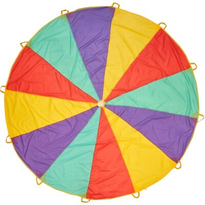 The Twiddlers - 12ft Parachute Play Tent - 12 poignées - Tente de jeu - Publicité The Twiddlers - 12ft Parachute Play Tent - 12 poignées - Tente de jeu - Publicité