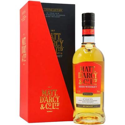 Matt. D'arcy 10 Jahre alter Blended Irish Whiskey - Whiskey Matt. D'arcy 10 Jahre alter Blended Irish Whiskey - Whiskey