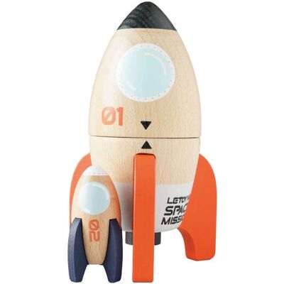 Le Toy Van Space Rocket Duo - Children's Toy Le Toy Van Space Rocket Duo - Children's Toy