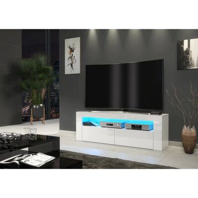 Furneo - Clifton03 - White - 125cm - TV Stand Furneo - Clifton03 - White - 125cm - TV Stand
