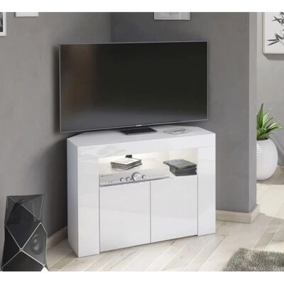 Furneo - Clifton07 LE - White LED - Gloss Matt - TV Stand Furneo - Clifton07 LE - White LED - Gloss Matt - TV Stand