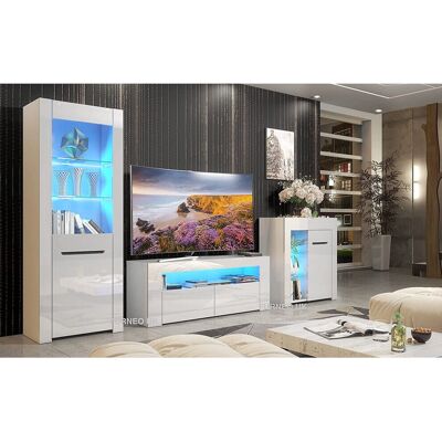 Furneo - MilClif 09 - Gloss White - TV Stand Furneo - MilClif 09 - Gloss White - TV Stand