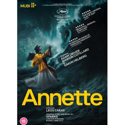 Adam Driver Annette DVD Región 2 - Drama Musical Adam Driver Annette DVD Región 2 - Drama Musical