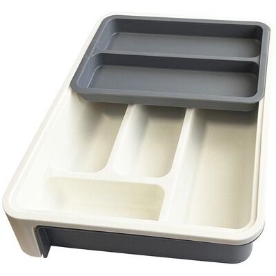 Olpro - Extensible - 23.5–40 cm - Polypropylene - Drawer Organizer Olpro - Extensible - 23.5–40 cm - Polypropylene - Drawer Organizer