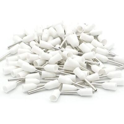 Ferrule di Filo di Rame Pepte - Terminali Isolati a Estremità Singola - 0.5mm2 Ferrule di Filo di Rame Pepte - Terminali Isolati a Estremità Singola - 0.5mm2