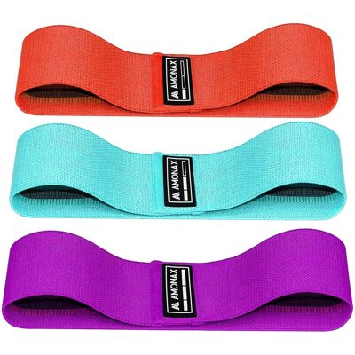 Amonax Faixa de Resistência - Anel Elástico Durável para Exercício Amonax Faixa de Resistência - Anel Elástico Durável para Exercício