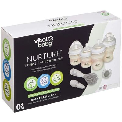 Vital Baby Nurture Brustähnliche Starter-Set - Baby Fütterungsset Vital Baby Nurture Brustähnliche Starter-Set - Baby Fütterungsset