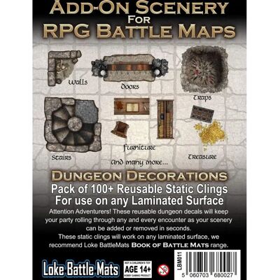 Loke Battle Mats Jeu de Plateau Fantasy - Jeu et Accessoires - Publicité Loke Battle Mats Jeu de Plateau Fantasy - Jeu et Accessoires - Publicité