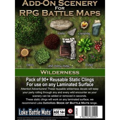 Extension Wilderness de Loke Battle Mats - Accessoires pour jeux de société - Publicité Extension Wilderness de Loke Battle Mats - Accessoires pour jeux de société - Publicité