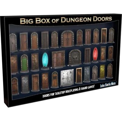 Loke Battlemats Big Box of Dungeon Doors Brettspiel - JLB013 Loke Battlemats Big Box of Dungeon Doors Brettspiel - JLB013