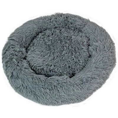 Easipet - Fluffy Donut Cushion - Grey - Medium - Dog Bed Easipet - Fluffy Donut Cushion - Grey - Medium - Dog Bed