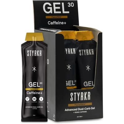 Gel Énergétique Styrkr 30 Caffeine+ Naturel - Boîte 12 - Publicité Gel Énergétique Styrkr 30 Caffeine+ Naturel - Boîte 12 - Publicité