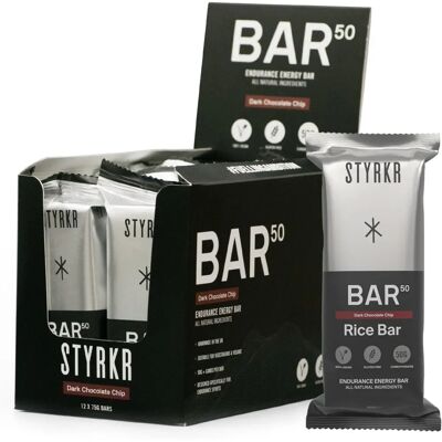 STYRKR Dark Chocolate Chip Energy Bar - High-Energy Snack for Adventure STYRKR Dark Chocolate Chip Energy Bar - High-Energy Snack for Adventure
