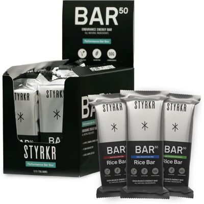 Styrkr Modèle BAR50 Barre Énergétique Mixte - Produit Énergétique - Publicité Styrkr Modèle BAR50 Barre Énergétique Mixte - Produit Énergétique - Publicité