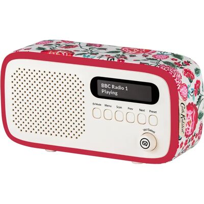 VQ Cath Kidston Dexter DAB/FM Radio - Red - Radio VQ Cath Kidston Dexter DAB/FM Radio - Red - Radio