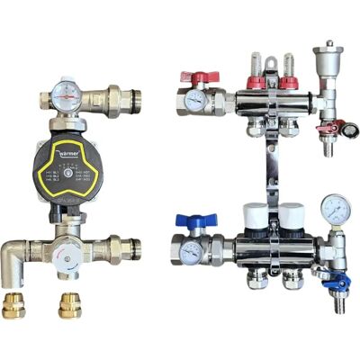 Wärmer - GPA25-6 III - 2 PORT - Underfloor Heating Manifold Wärmer - GPA25-6 III - 2 PORT - Underfloor Heating Manifold