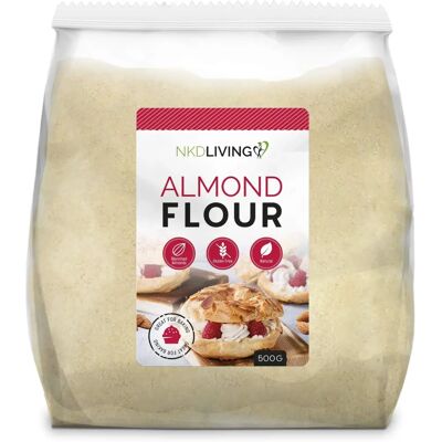 Nkd Living Almond Flour - Fine, 500g - Baking & Cooking Nkd Living Almond Flour - Fine, 500g - Baking & Cooking