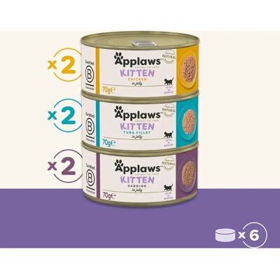 Applaws Senior Våtmat för Katter - Tonfisk & Kyckling, 6x70g Applaws Senior Våtmat för Katter - Tonfisk & Kyckling, 6x70g