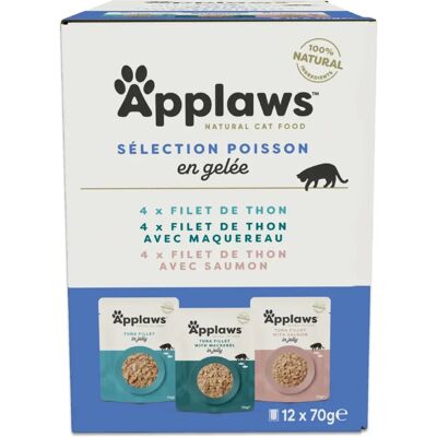 Applaws Cat Food in Jelly Mix Pack - Fish Selection - 3 Varieties Applaws Cat Food in Jelly Mix Pack - Fish Selection - 3 Varieties
