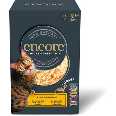 Encore Cat w sosie, wybór kurczaka i ryb - Karma dla kotów Encore Cat w sosie, wybór kurczaka i ryb - Karma dla kotów