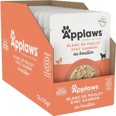 Applaws Chicken Salmon Broth Cat Food - Cat Food Applaws Chicken Salmon Broth Cat Food - Cat Food