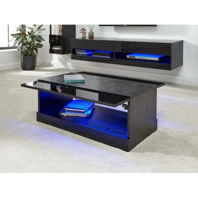 GFW Galicia Black Coffee Table - Modern Minimalist Furniture GFW Galicia Black Coffee Table - Modern Minimalist Furniture