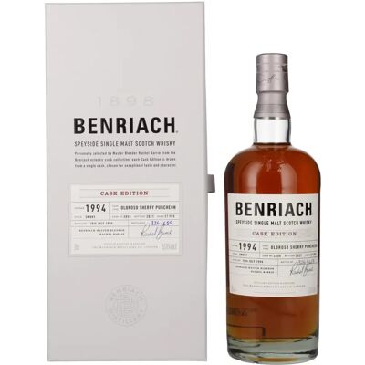 Benriach 27 Jaar Oude Rokerige Oloroso Sherry Cask - Whisky Benriach 27 Jaar Oude Rokerige Oloroso Sherry Cask - Whisky